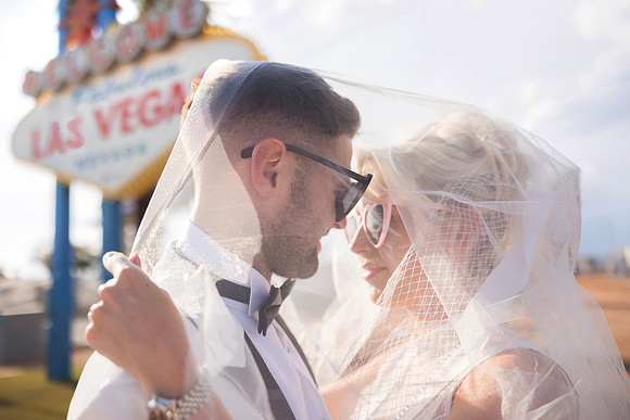 Tunnel of Love Wedding & Vow Renewal Photography | Las Vegas