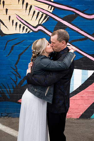 Fremont East Mural Wedding, Elopement & Vow Renewal | Downtown Las Vegas