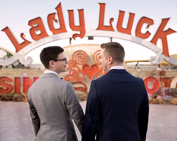 Neon Museum Wedding Photography | Las Vegas Boneyard Weddings