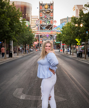 Fremont East Chauffeured Bachelorette Photo Shoot | Downtown Las Vegas