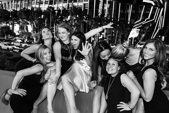 Planet Hollywood Chauffeured Bachelorette Photo Shoot | Las Vegas Strip