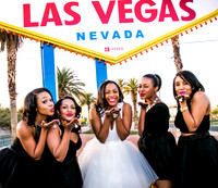 Vegas Sign Chauffeured Bachelorette Photo Shoot | Las Vegas Strip