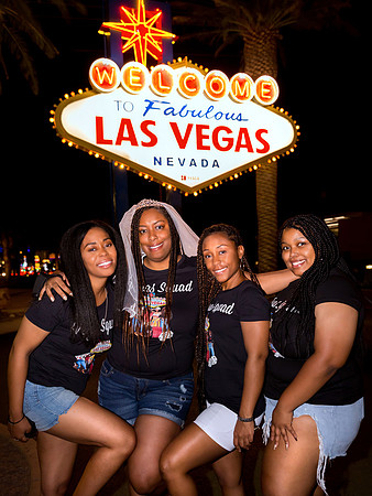 Vegas Sign Chauffeured Bachelorette Photo Shoot | Las Vegas Strip