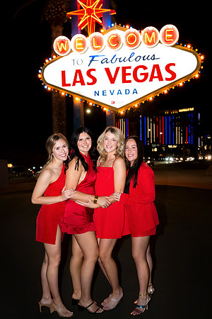 Vegas Sign Chauffeured Bachelorette Photo Shoot | Las Vegas Strip