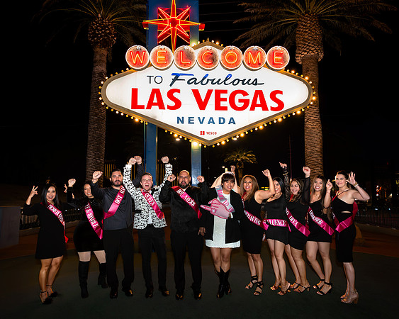 Vegas Sign Chauffeured Bachelorette Photo Shoot | Las Vegas Strip