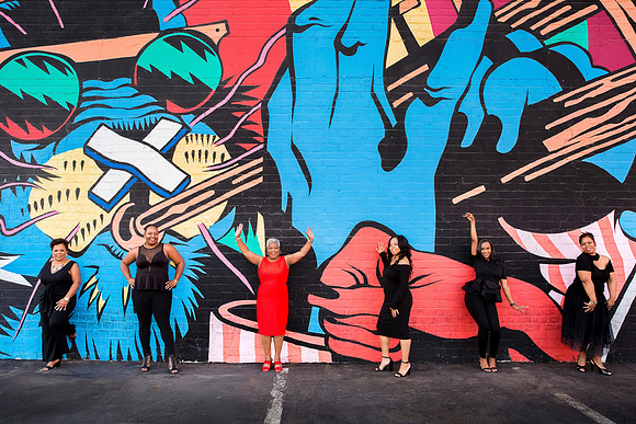 Downtown Las Vegas Bachelorette Photo Shoot | Fremont Street