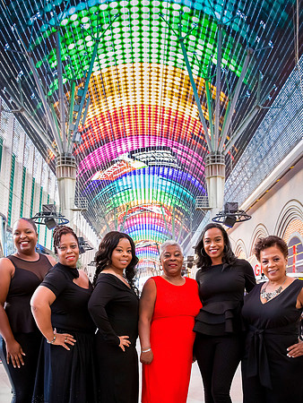 Downtown Las Vegas Bachelorette Photo Shoot | Fremont Street
