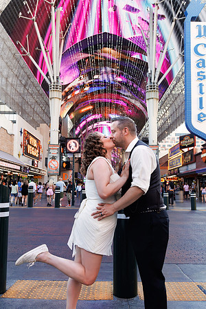 Fremont Street Chauffeured Photo Shoot | Downtown Las Vegas