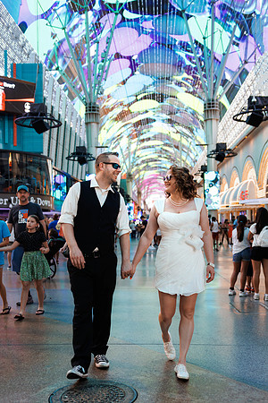 Downtown Las Vegas & Fremont Street Walking Photo Shoot