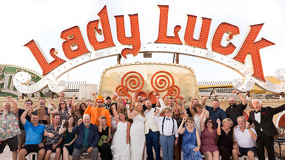 Neon Museum Wedding Photography | Las Vegas Boneyard Weddings