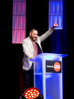 Guests photographed during a professional event in Las Vegas