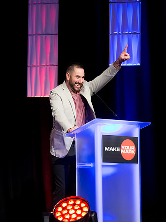 Guests photographed during a professional event in Las Vegas
