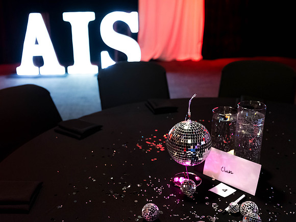 Guests photographed during a professional event in Las Vegas