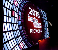 Guests photographed during a professional event in Las Vegas