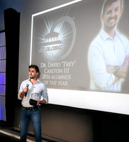 Guests photographed during a professional event in Las Vegas
