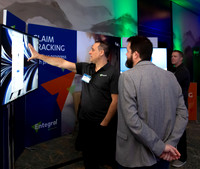 Guests photographed during a professional event in Las Vegas