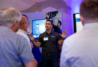 Guests photographed during a professional event in Las Vegas