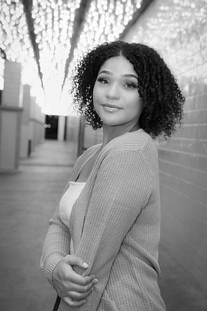 High school senior posing during a portrait photo session in Las Vegas