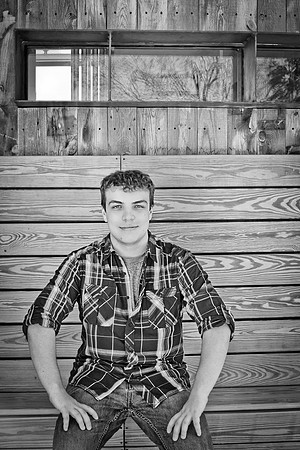 High school senior posing during a portrait photo session in Las Vegas