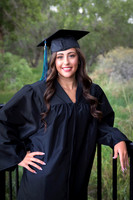 High school senior posing during a portrait photo session in Las Vegas