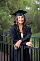 High school senior posing during a portrait photo session in Las Vegas