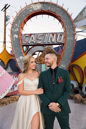 Neon Museum Wedding Photography | Las Vegas Boneyard Weddings
