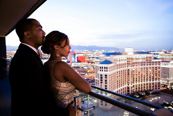 Cosmopolitan Balcony Wedding, Elopement & Vow Renewal | Las Vegas