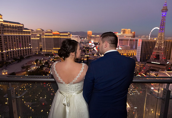 Cosmopolitan Balcony Wedding, Elopement & Vow Renewal | Las Vegas
