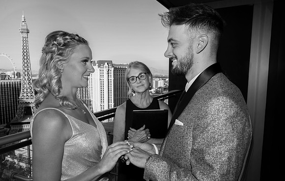 Cosmopolitan Balcony Wedding, Elopement & Vow Renewal | Las Vegas