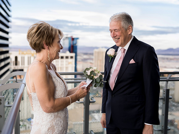 Cosmopolitan Balcony Wedding, Elopement & Vow Renewal | Las Vegas