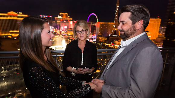Cosmopolitan Balcony Wedding, Elopement & Vow Renewal | Las Vegas