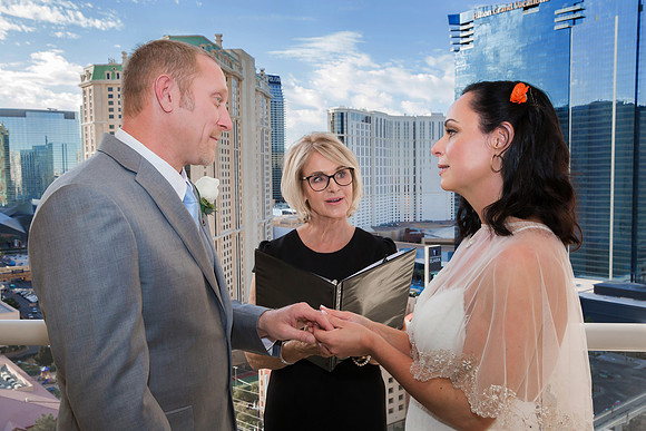 Cosmopolitan Balcony Wedding, Elopement & Vow Renewal | Las Vegas