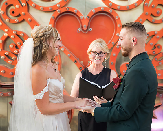 Neon Museum Wedding Photography | Las Vegas Boneyard Weddings