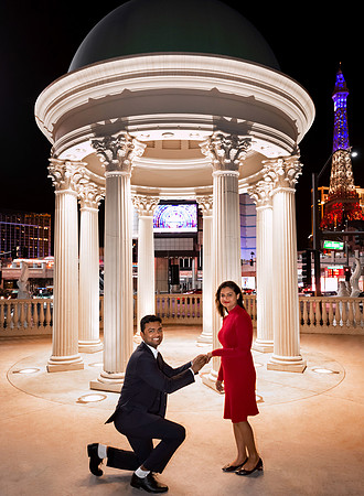 Proposal Photography | Las Vegas Strip Surprise Proposals