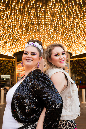 Fremont Street Chauffeured Bachelorette Photo Shoot | Downtown Las Vegas