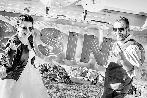 Neon Museum Wedding Photography | Las Vegas Boneyard Weddings