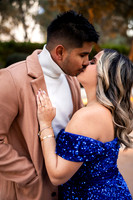 Las Vegas engagement photo shoot on the Strip by Glitter Lens Photography
