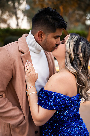 Las Vegas engagement photo shoot on the Strip by Glitter Lens Photography