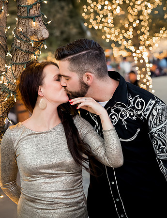 Las Vegas engagement photo shoot on the Strip by Glitter Lens Photography
