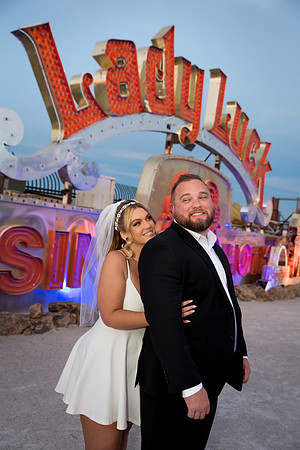 Neon Museum Wedding Photography | Las Vegas Boneyard Weddings
