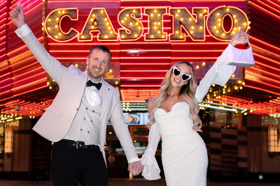 Downtown wedding in Las Vegas