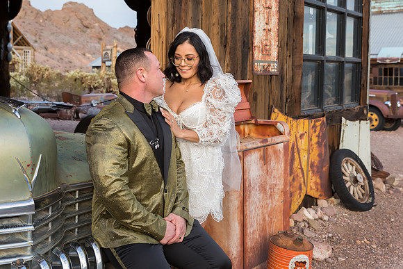 Nelson Ghost Town Open Air Chapel Wedding & Elopement | Nevada
