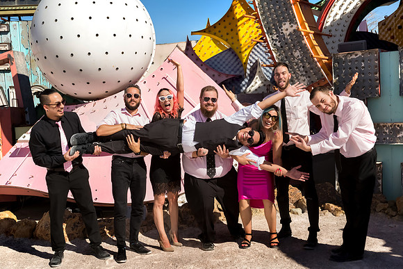 Neon Museum Wedding Photography | Las Vegas Boneyard Weddings