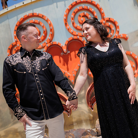 Neon Museum Wedding Photography | Las Vegas Boneyard Weddings