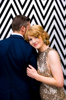 Las Vegas engagement photo shoot on the Strip by Glitter Lens Photography