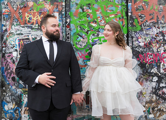 Las Vegas engagement photo shoot on the Strip by Glitter Lens Photography