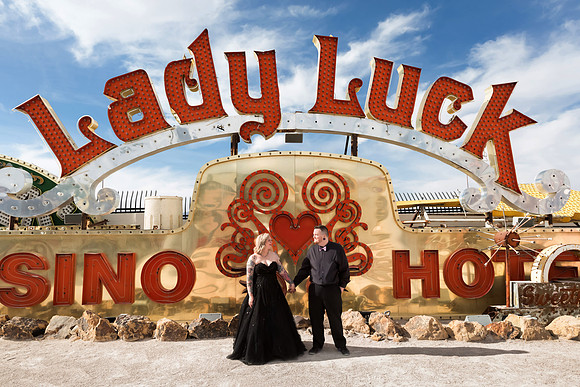 Neon Museum Wedding Photography | Las Vegas Boneyard Weddings