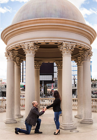 Proposal Photography | Las Vegas Strip Surprise Proposals