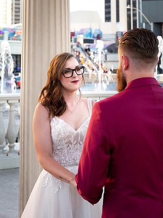Caesars Palace Gazebo Wedding, Elopement & Vow Renewal | Las Vegas Strip