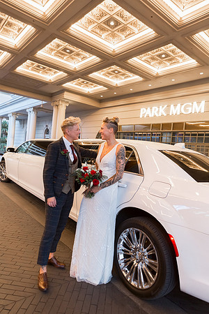 LGBTQ+ Las Vegas Strip Elopement Photography & Ceremonies